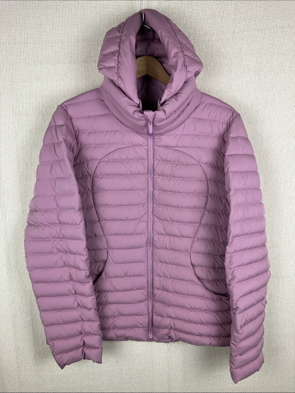 Lululemon Pack It Down Jacket Hooded Puffer Goose Down Mauve